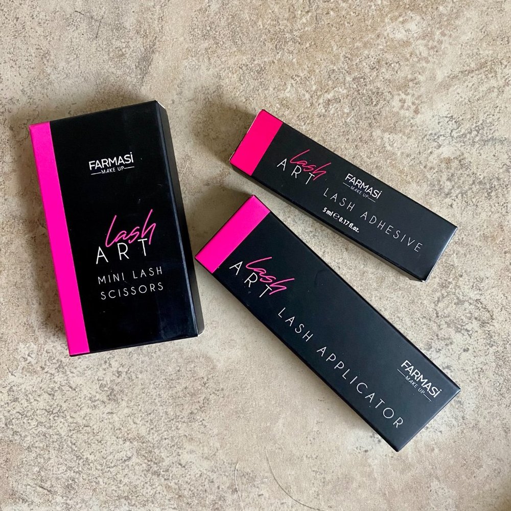 Farmasi Lash Art Accessory Set | SCISSOR, LASH ADHESIVE, APPLICATOR